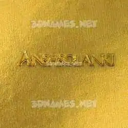 anshsolanki in All Gold style - 3D name wallpaper