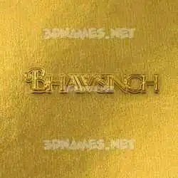 bhawsingh in All Gold style - 3D name wallpaper
