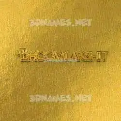 bhoomlakshit in All Gold style - 3D name wallpaper