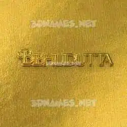 bibhudutta in All Gold style - 3D name wallpaper