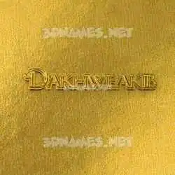 dakhweakib in All Gold style - 3D name wallpaper