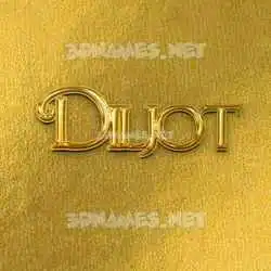 diljot in All Gold style - 3D name wallpaper