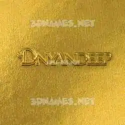 dnyandeep in All Gold style - 3D name wallpaper