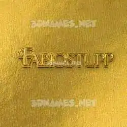 fabiostupp in All Gold style - 3D name wallpaper