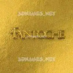 fantoche in All Gold style - 3D name wallpaper