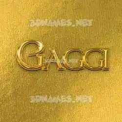 gaggi in All Gold style - 3D name wallpaper