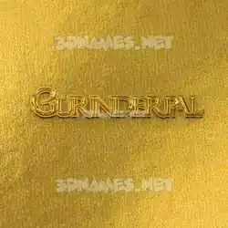gurinderpal in All Gold style - 3D name wallpaper