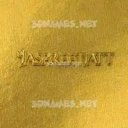 jaspreetjatt in All Gold style - 3D name wallpaper