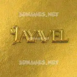 jayavel in All Gold style - 3D name wallpaper