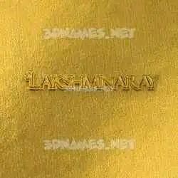 lakshminaray in All Gold style - 3D name wallpaper