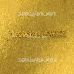 laxmanthakur in All Gold style - 3D name wallpaper