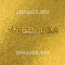 maheshathira in All Gold style - 3D name wallpaper