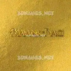 mayank tyagi in All Gold style - 3D name wallpaper