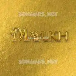 mayukh in All Gold style - 3D name wallpaper