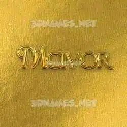 mcivor in All Gold style - 3D name wallpaper