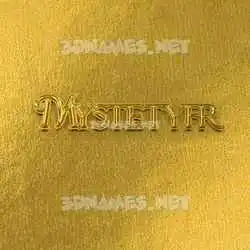 mystetyfr in All Gold style - 3D name wallpaper