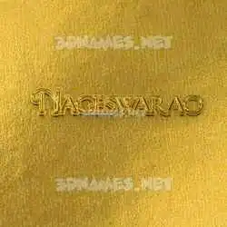 nageswarao in All Gold style - 3D name wallpaper