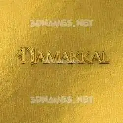 namakkal in All Gold style - 3D name wallpaper