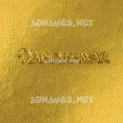nandeshwar in All Gold style - 3D name wallpaper