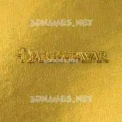 nareshpawar in All Gold style - 3D name wallpaper