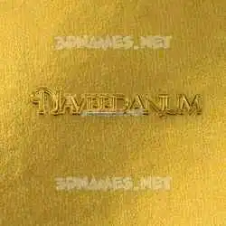 naveedanjum in All Gold style - 3D name wallpaper