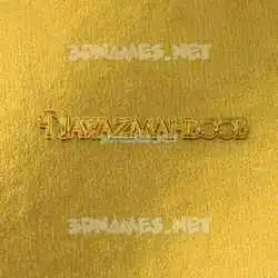 nawazmahboob in All Gold style - 3D name wallpaper