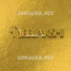 neelakshi in All Gold style - 3D name wallpaper