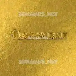 nirbhaydixit in All Gold style - 3D name wallpaper