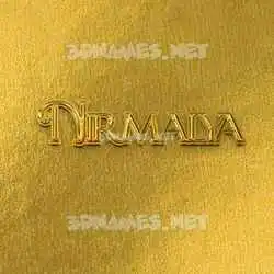 nirmalya in All Gold style - 3D name wallpaper