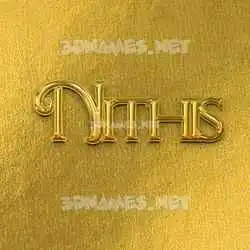 nithis in All Gold style - 3D name wallpaper