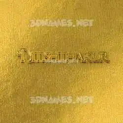 nitishthakur in All Gold style - 3D name wallpaper