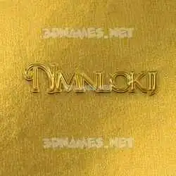 nmnlokij in All Gold style - 3D name wallpaper