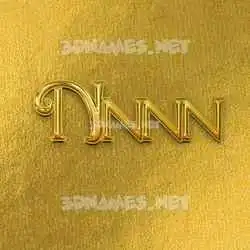 nnnn in All Gold style - 3D name wallpaper