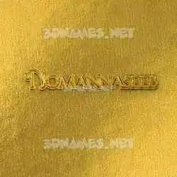 nomannaseeb in All Gold style - 3D name wallpaper