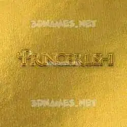 princerushi in All Gold style - 3D name wallpaper