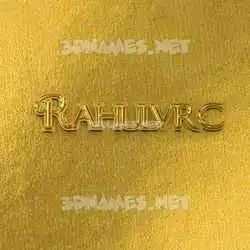 rahulvrc in All Gold style - 3D name wallpaper