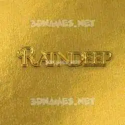 ratndeep in All Gold style - 3D name wallpaper