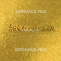 sandeepverma in All Gold style - 3D name wallpaper