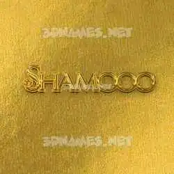 shamooo in All Gold style - 3D name wallpaper