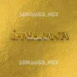 shashikanta in All Gold style - 3D name wallpaper