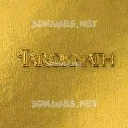 taroknath in All Gold style - 3D name wallpaper