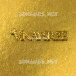 vinaysree in All Gold style - 3D name wallpaper