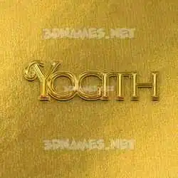 yogith in All Gold style - 3D name wallpaper