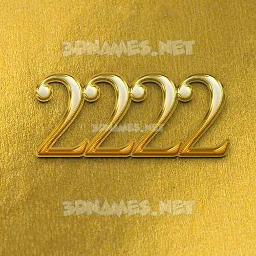 2222 in All Gold style - 3D name wallpaper 2222 in All Gold style - 3D name wallpaper