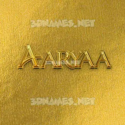 aaryaa in All Gold style - 3D name wallpaper aaryaa in All Gold style - 3D name wallpaper