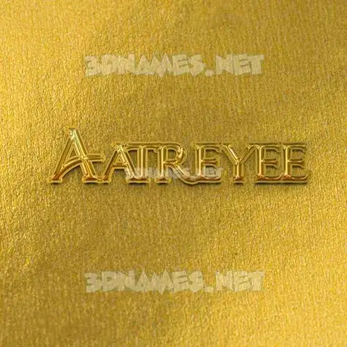 aatreyee in All Gold style - 3D name wallpaper aatreyee in All Gold style - 3D name wallpaper