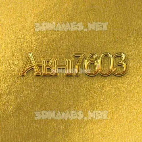 abhi7603 in All Gold style - 3D name wallpaper