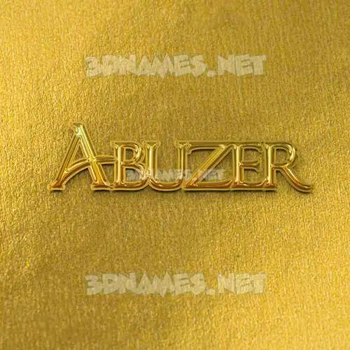 abuzer in All Gold style - 3D name wallpaper abuzer in All Gold style - 3D name wallpaper