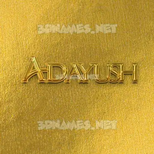 adayush in All Gold style - 3D name wallpaper adayush in All Gold style - 3D name wallpaper