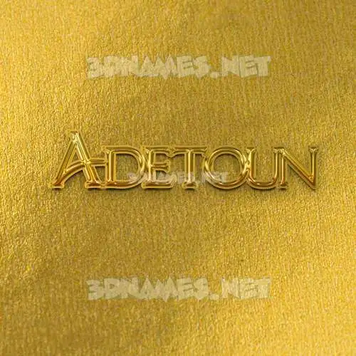 adetoun in All Gold style - 3D name wallpaper adetoun in All Gold style - 3D name wallpaper